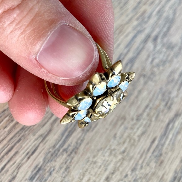 Stella & Dot Starburst Eva Cocktail Ring - Gold - Picture 3 of 7